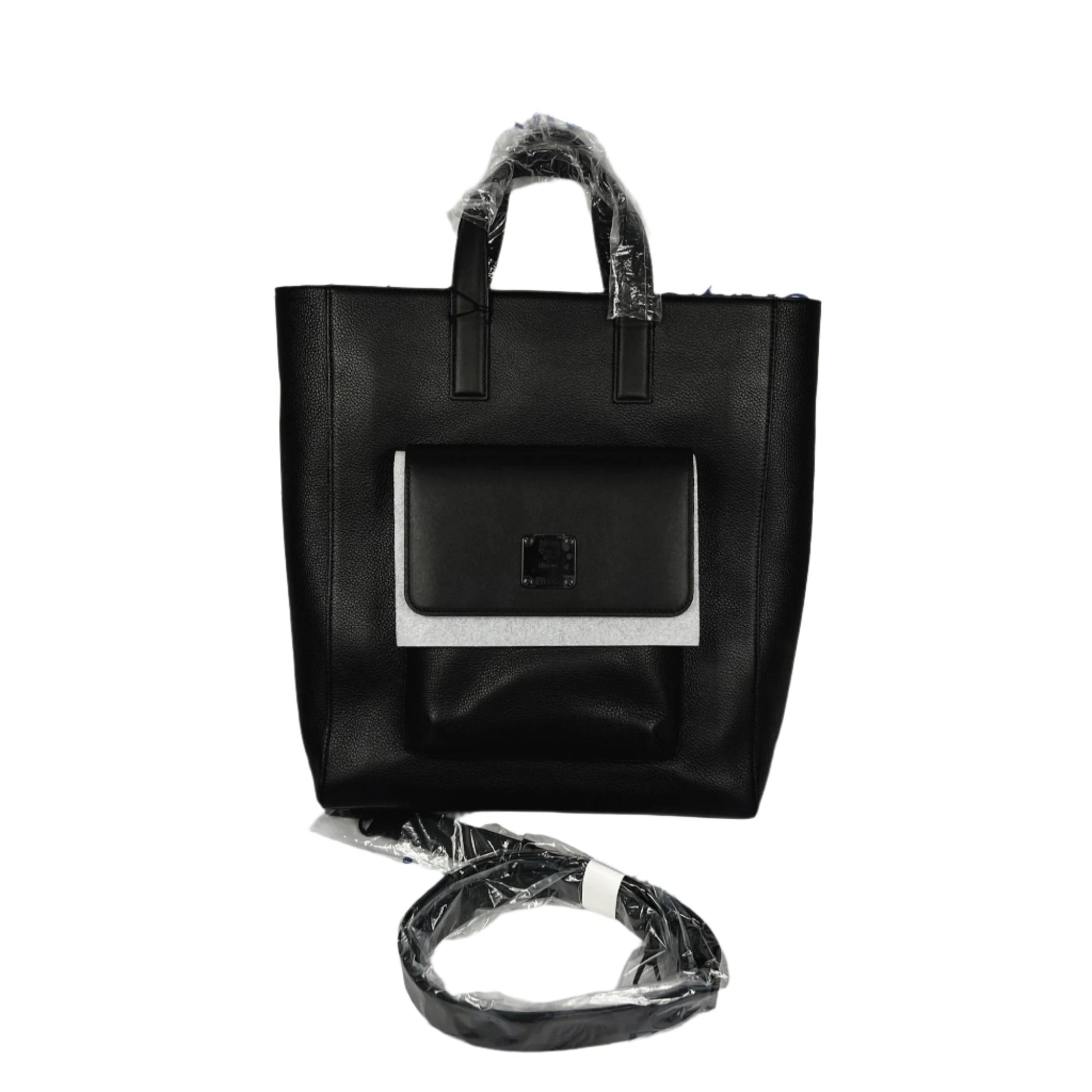 MCM Klassik Black Leather Tote Bag | Positivo Clothing