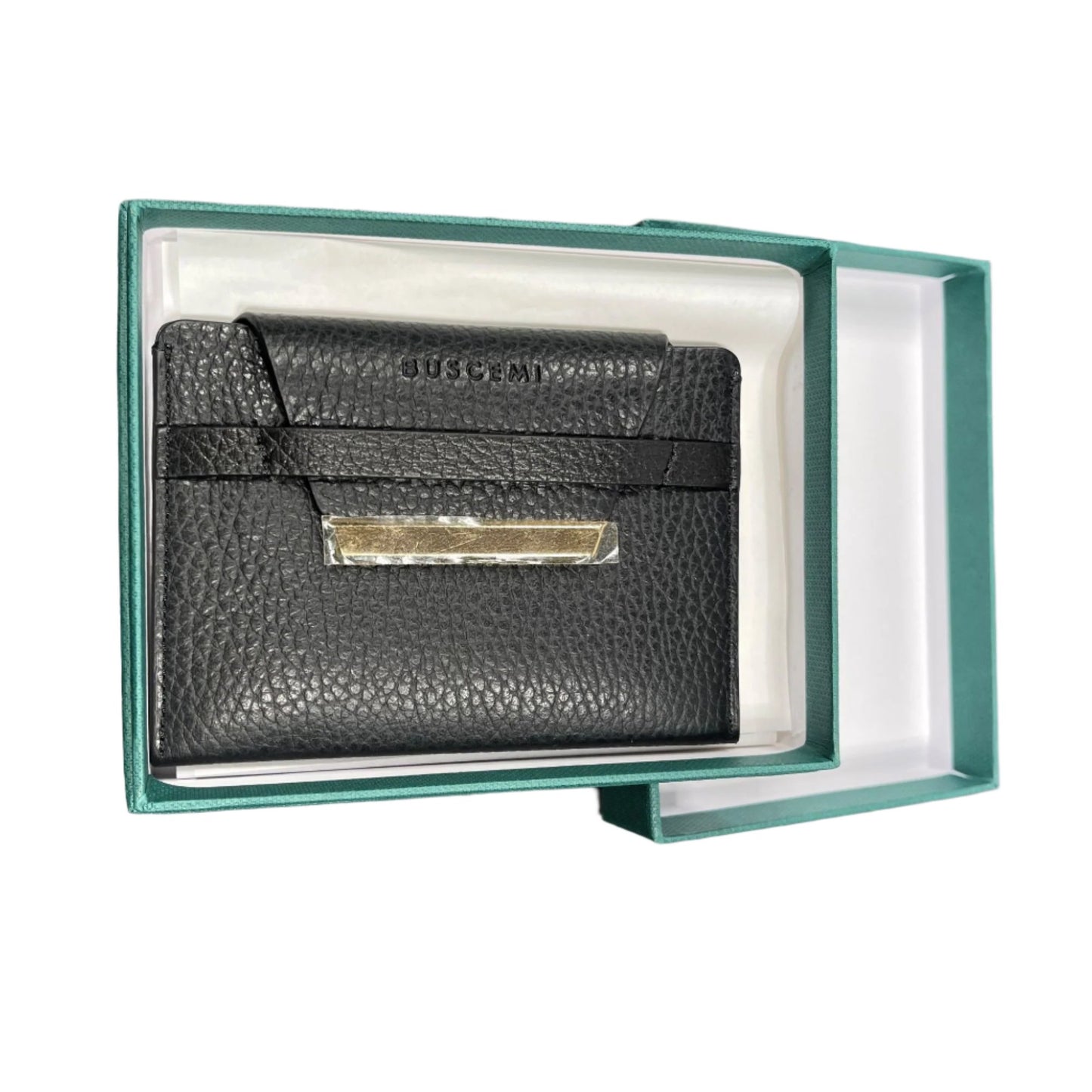 Buscemi Mens Accessories Alce Black Leather Wallet | Positivo Clothing