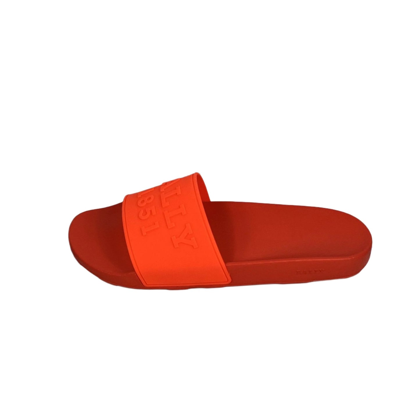 Bally Slaim Arancio Rubber Sandals | Positivo Clothing