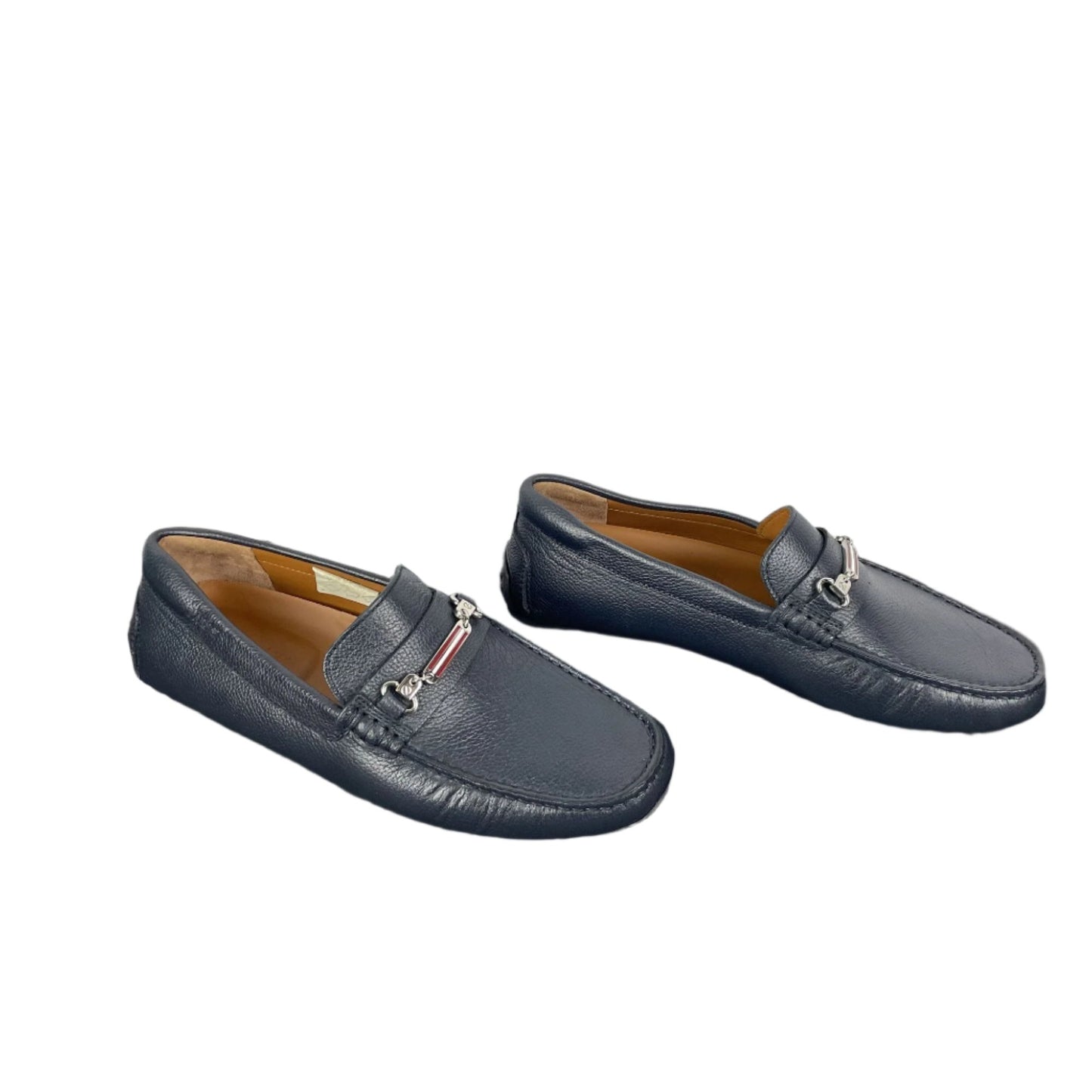 Bally Pitaval Navy Leather Loafers | Positivo Clothing