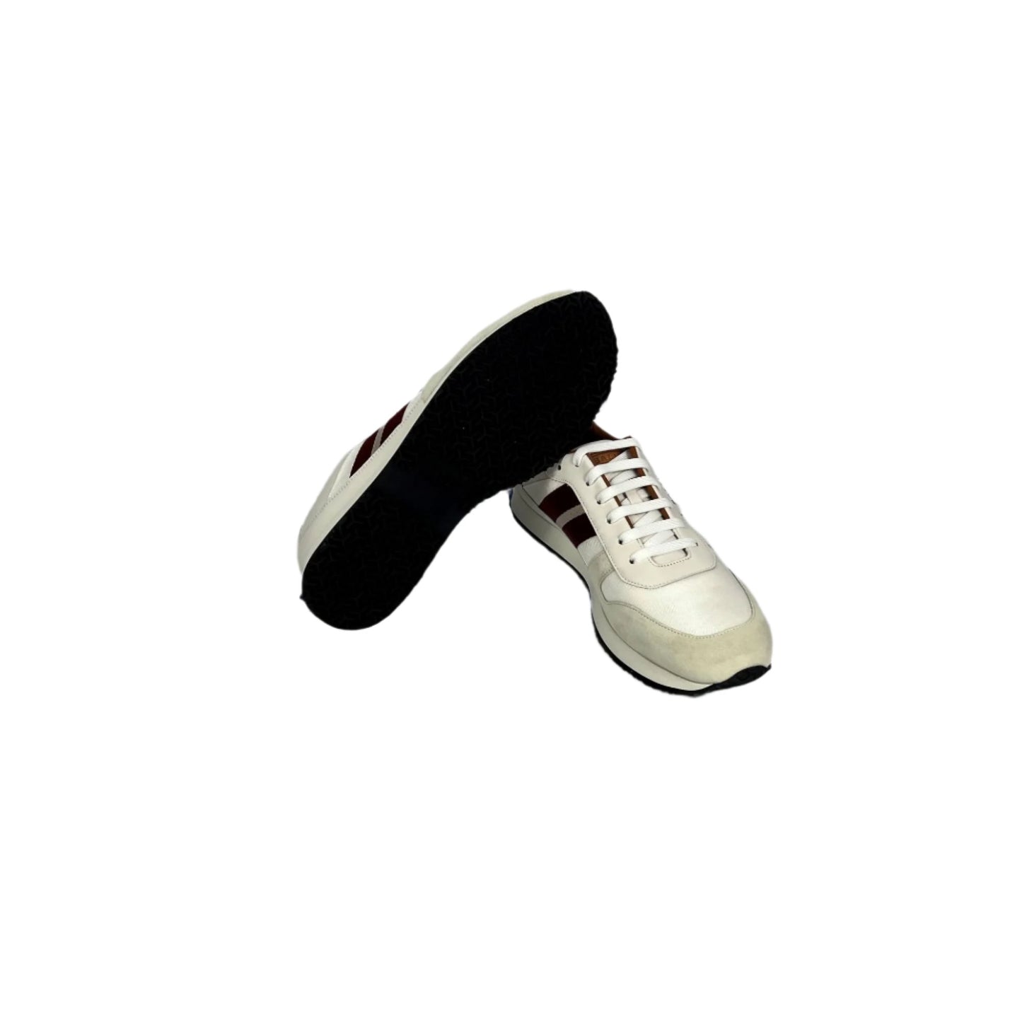 Bally Sprinter White Suede Low Top Sneakers | Positivo Clothing