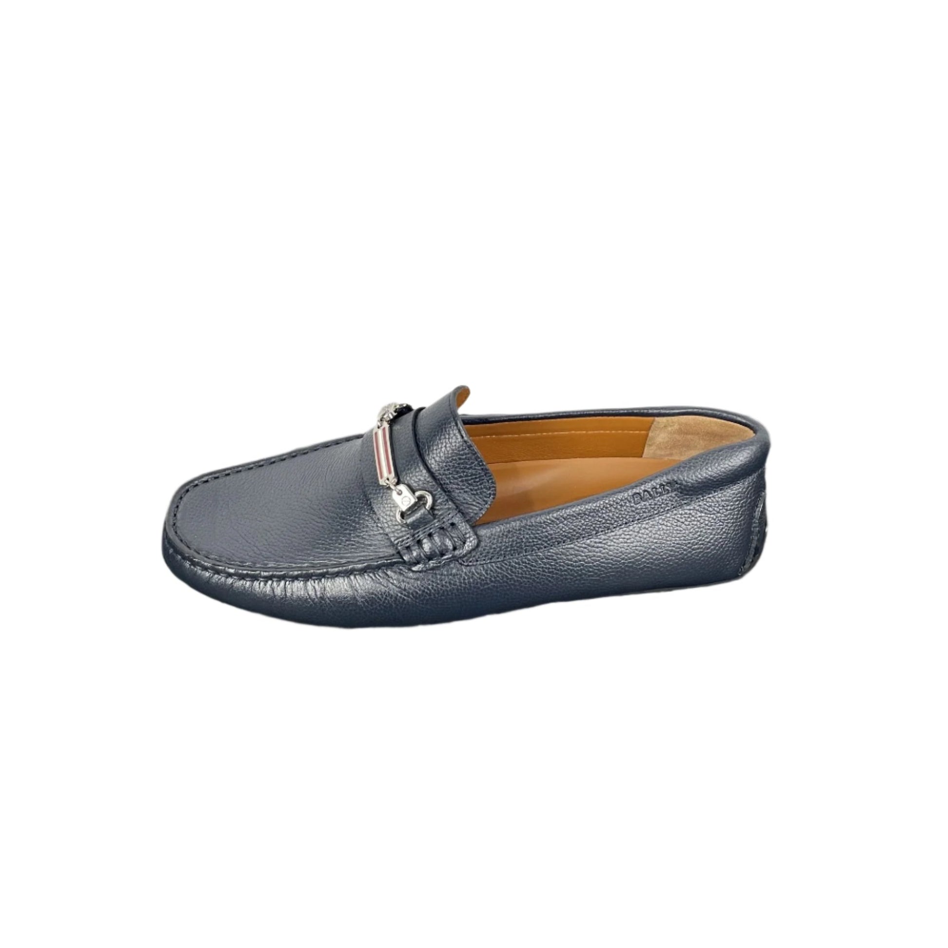 Bally Pitaval Navy Leather Loafers | Positivo Clothing