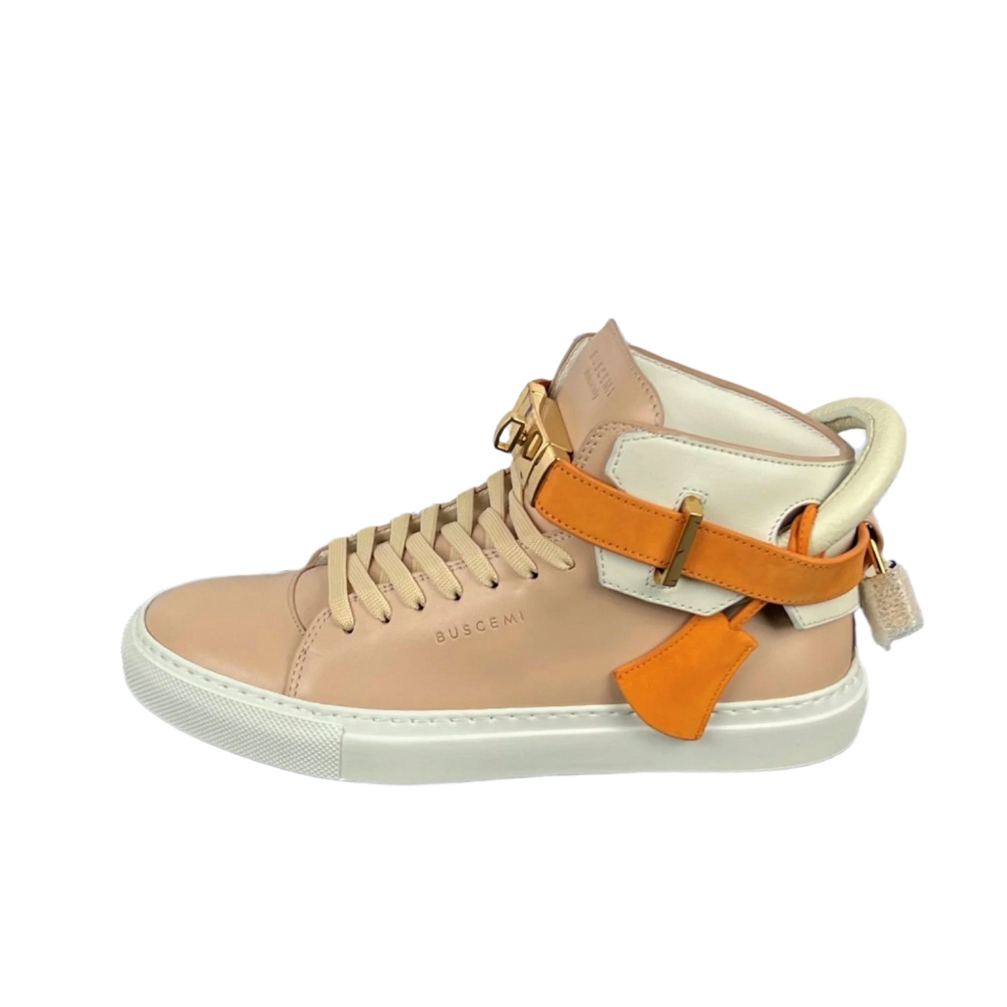 Buscemi Women's 100MM Nude Trio Leather Sneakers