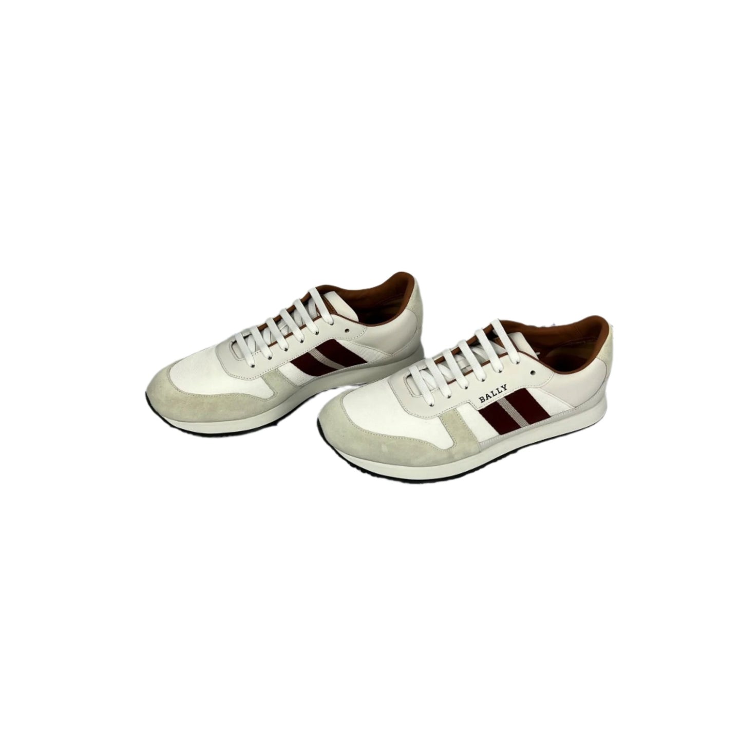 Bally Sprinter White Suede Low Top Sneakers | Positivo Clothing