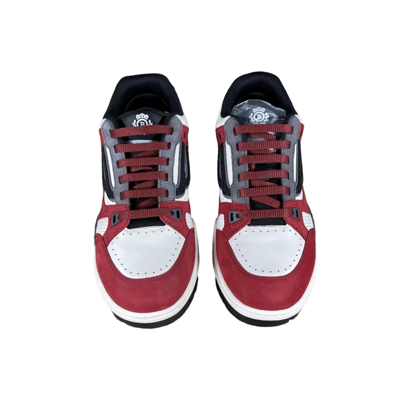 Bally Kuba Red Leather Low Top Sneakers | Positivo Clothing