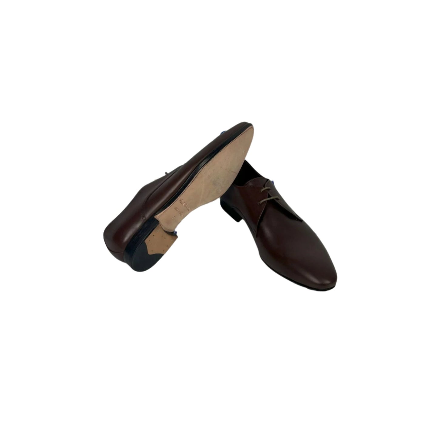 Paul Smith Slim Chocolate Leather Derby Shoes