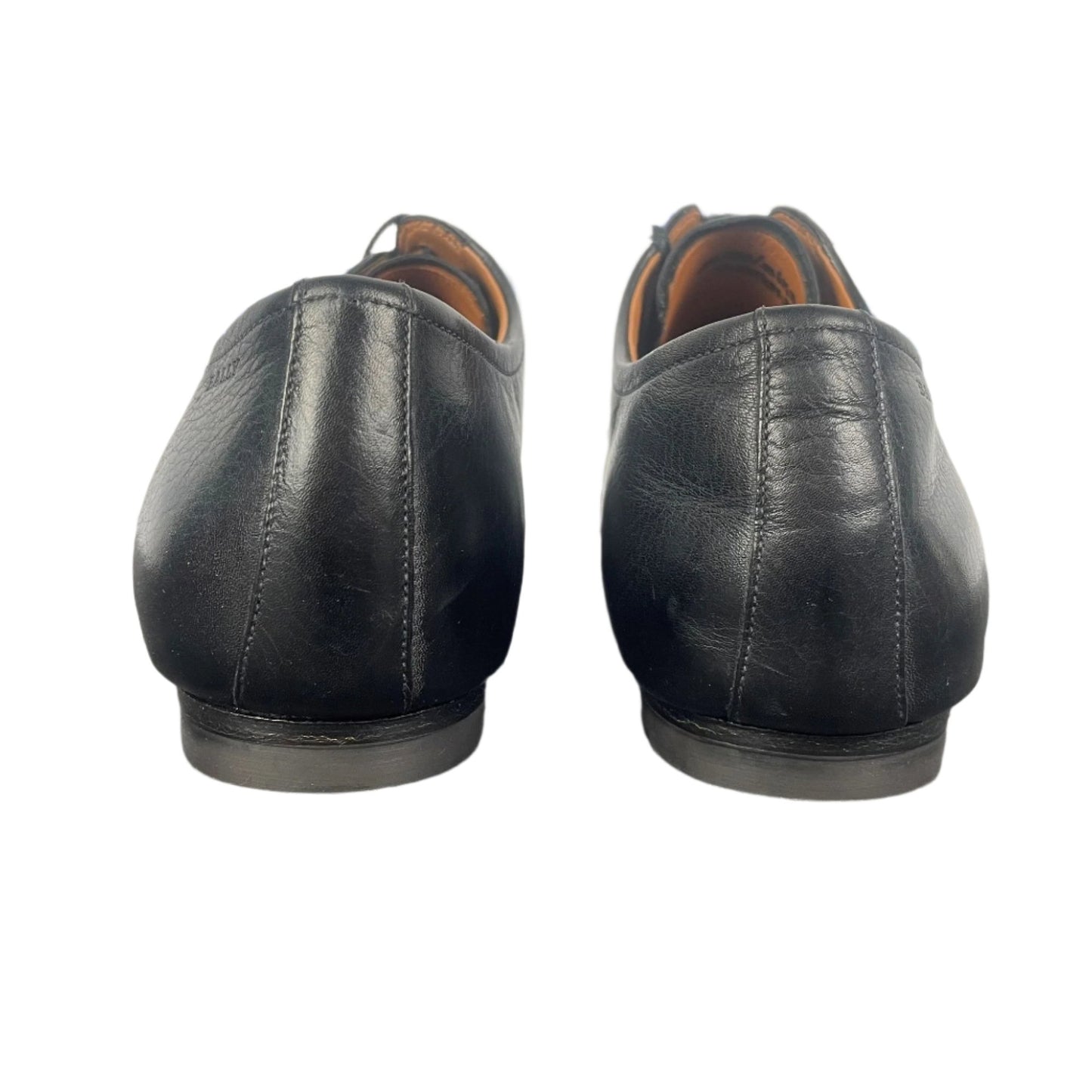 Bally Plentium Black Leather Derby Shoes | Positivo Clothing