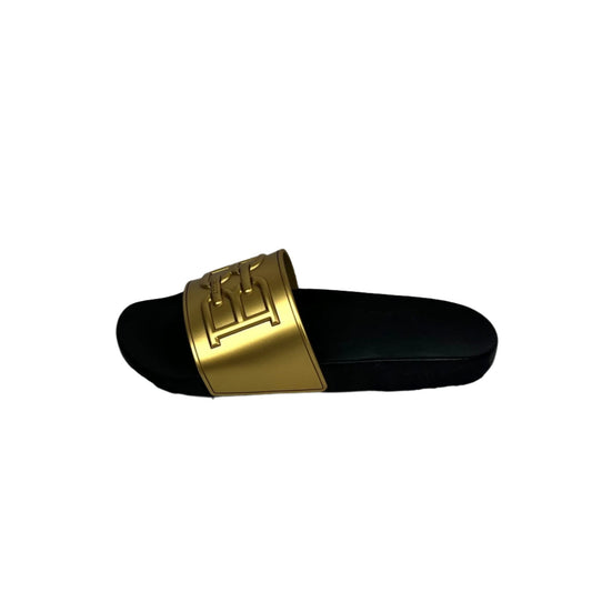 Bally Mens Scotty Gold Rubber Sandals | Positivo Clothing