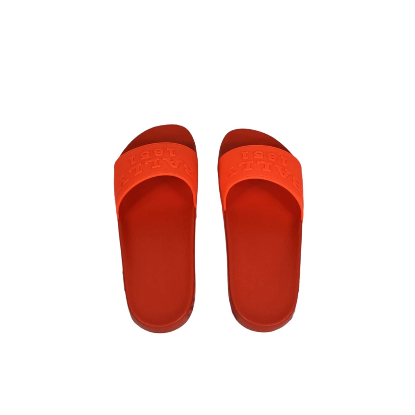 Bally Slaim Arancio Rubber Sandals | Positivo Clothing