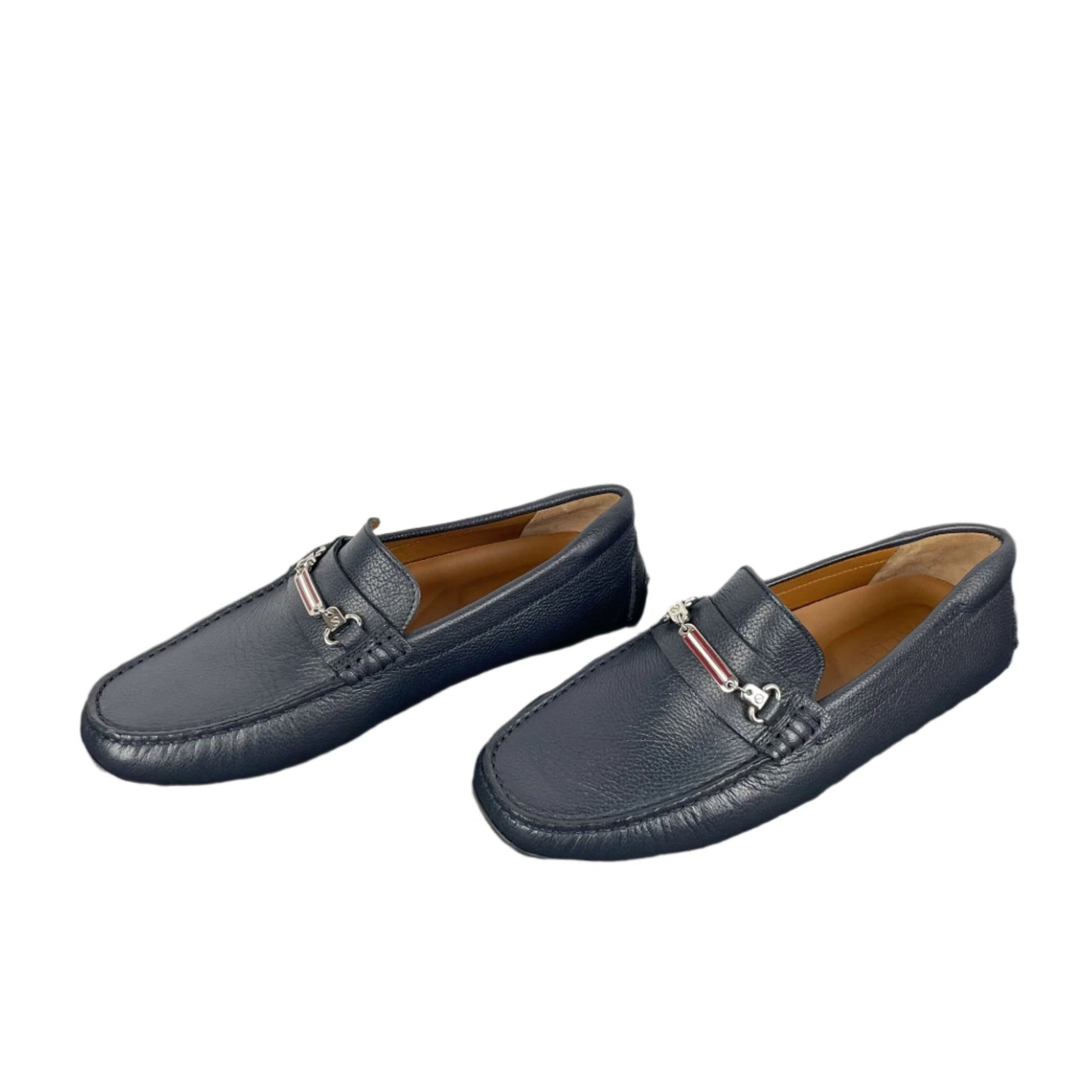 Bally Pitaval Navy Leather Loafers | Positivo Clothing