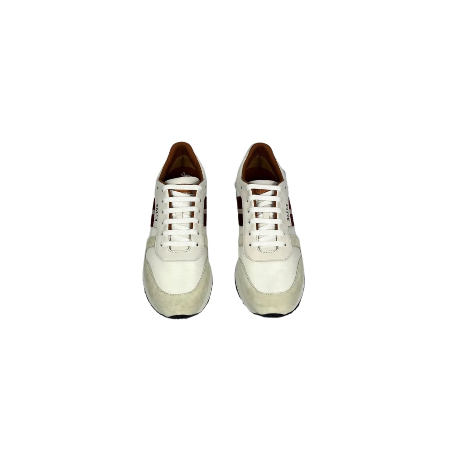 Bally Sprinter White Suede Low Top Sneakers | Positivo Clothing