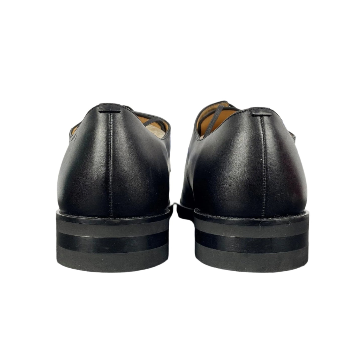 Bally Scrivian Black Leather Derby Shoes | Positivo Clothing