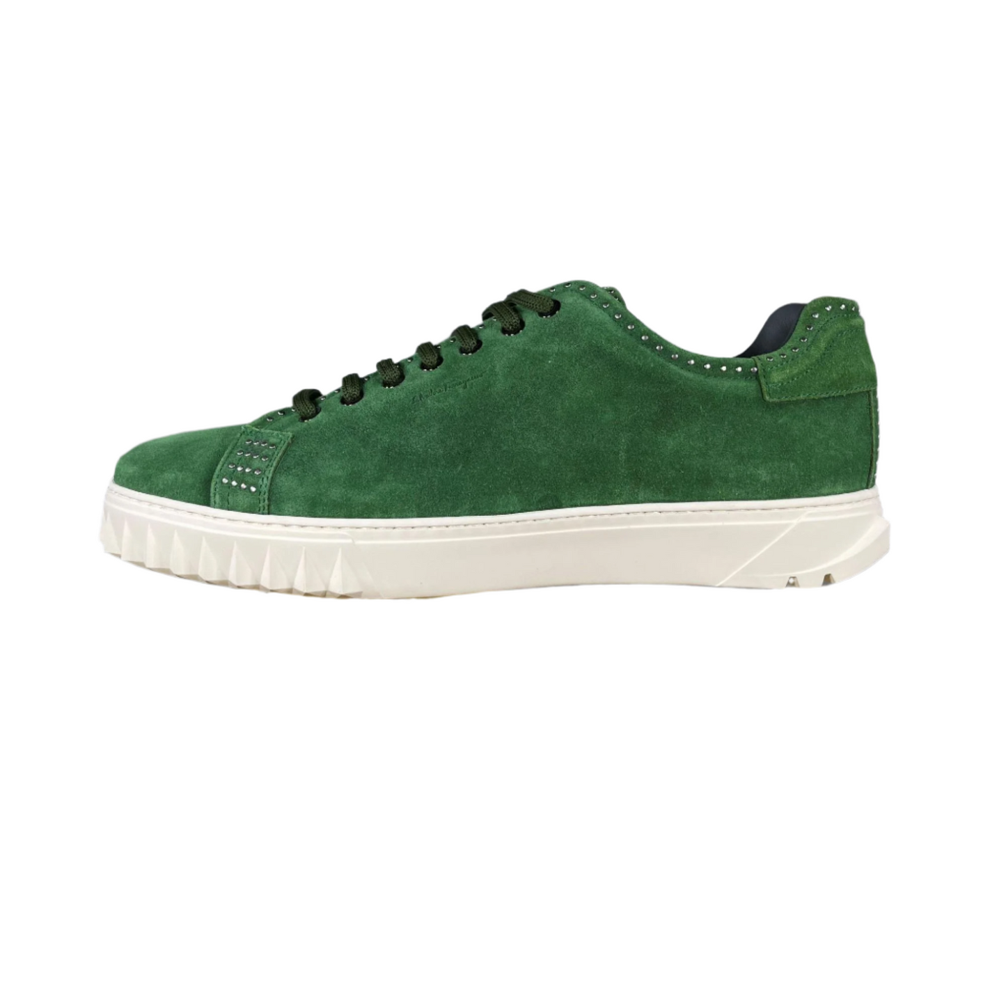 Salvatore Ferragamo Cube Green Sneakers