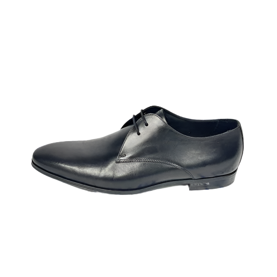 Paul Smith CON01 E-3 Coney Black Leather Derby Shoes w/ Defect