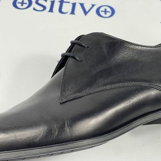 Paul Smith CON01 E-3 Coney Black Leather Derby Shoes | Positivo Clothing