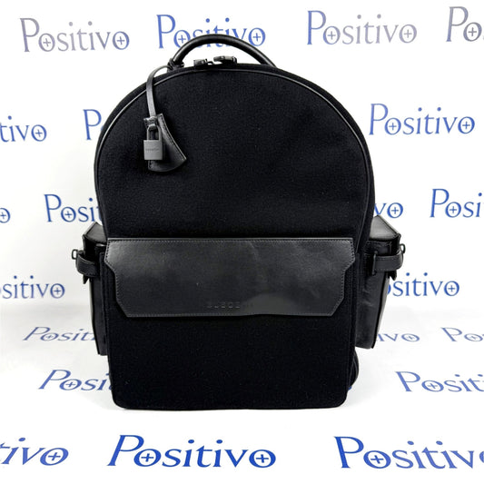 Buscemi PHD Black Fabric/Leather Backpack Bag | Positivo Clothing