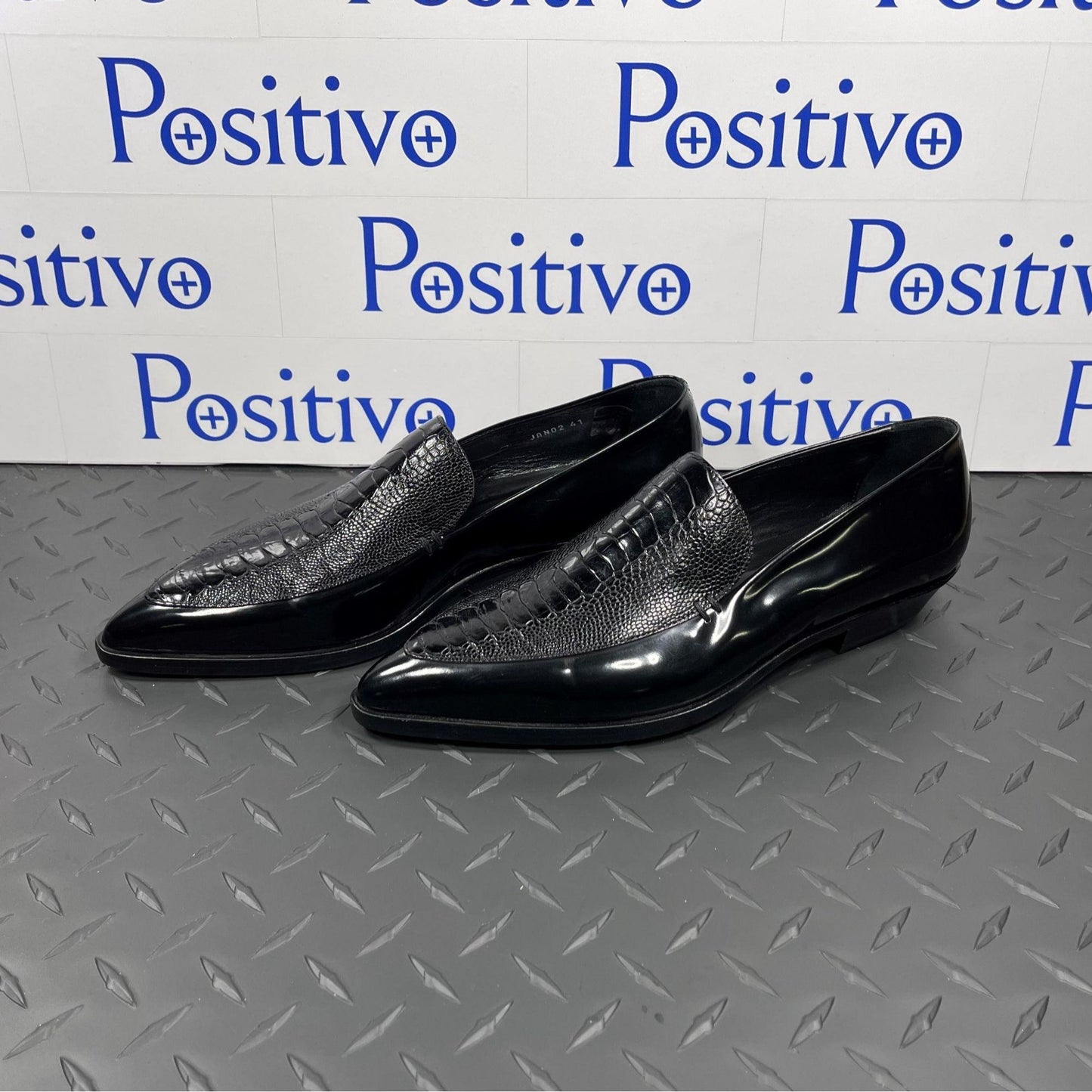 Paul Smith JAN02 Janell Black Leather Loafers | Positivo Clothing