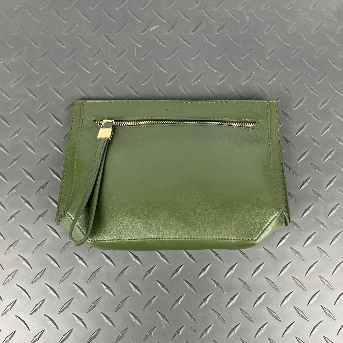 Buscemi Pouch Woman Militare Leather Clutch Bag | Positivo Clothing