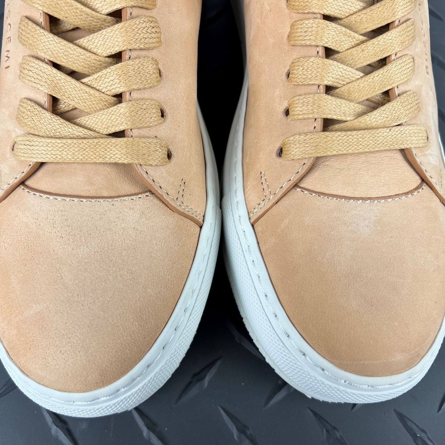 Buscemi Mens 100MM Vegtan/Avorio Leather Sneakers | Positivo Clothing