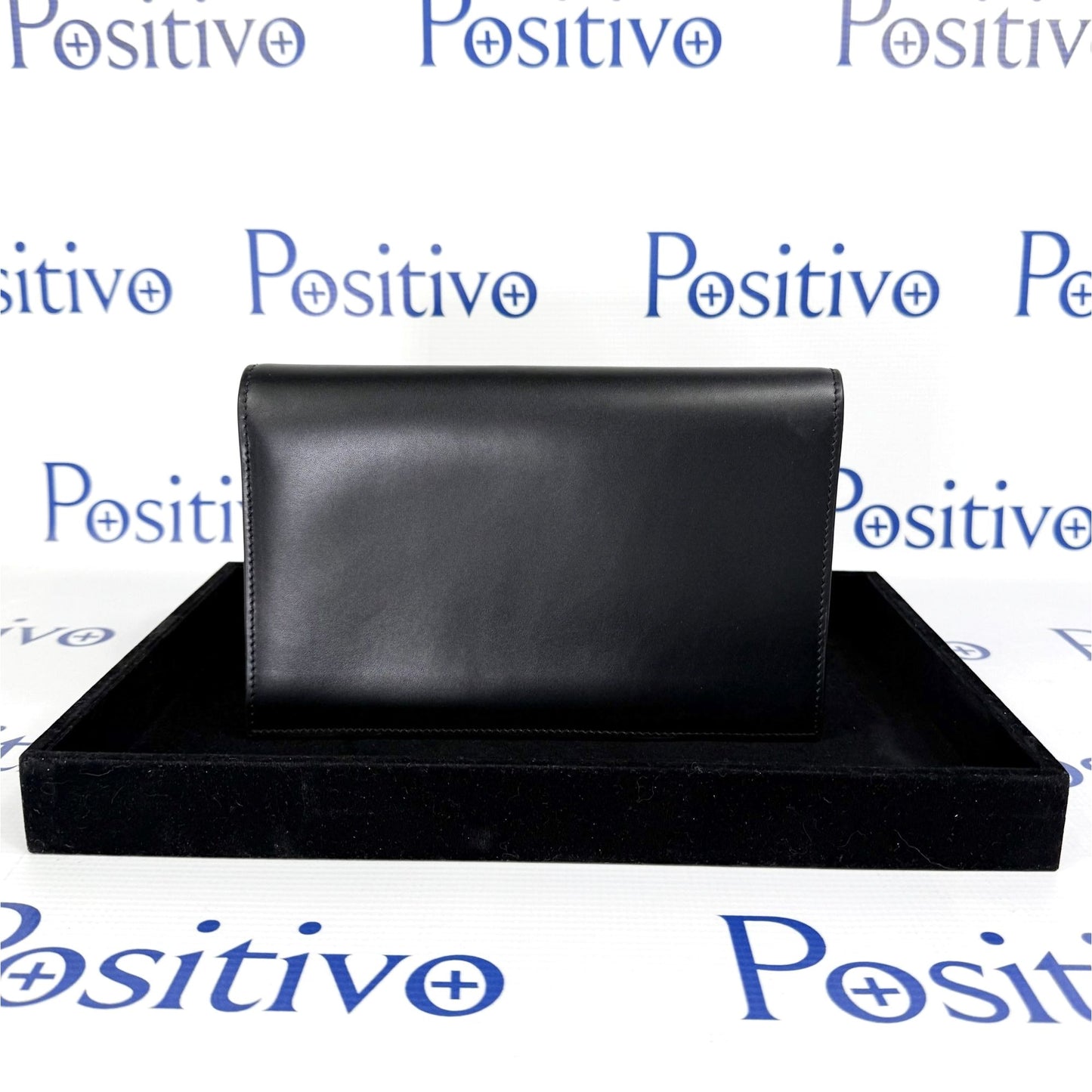 Buscemi Woman Black Leather Clutch Bag Small | Positivo Clothing