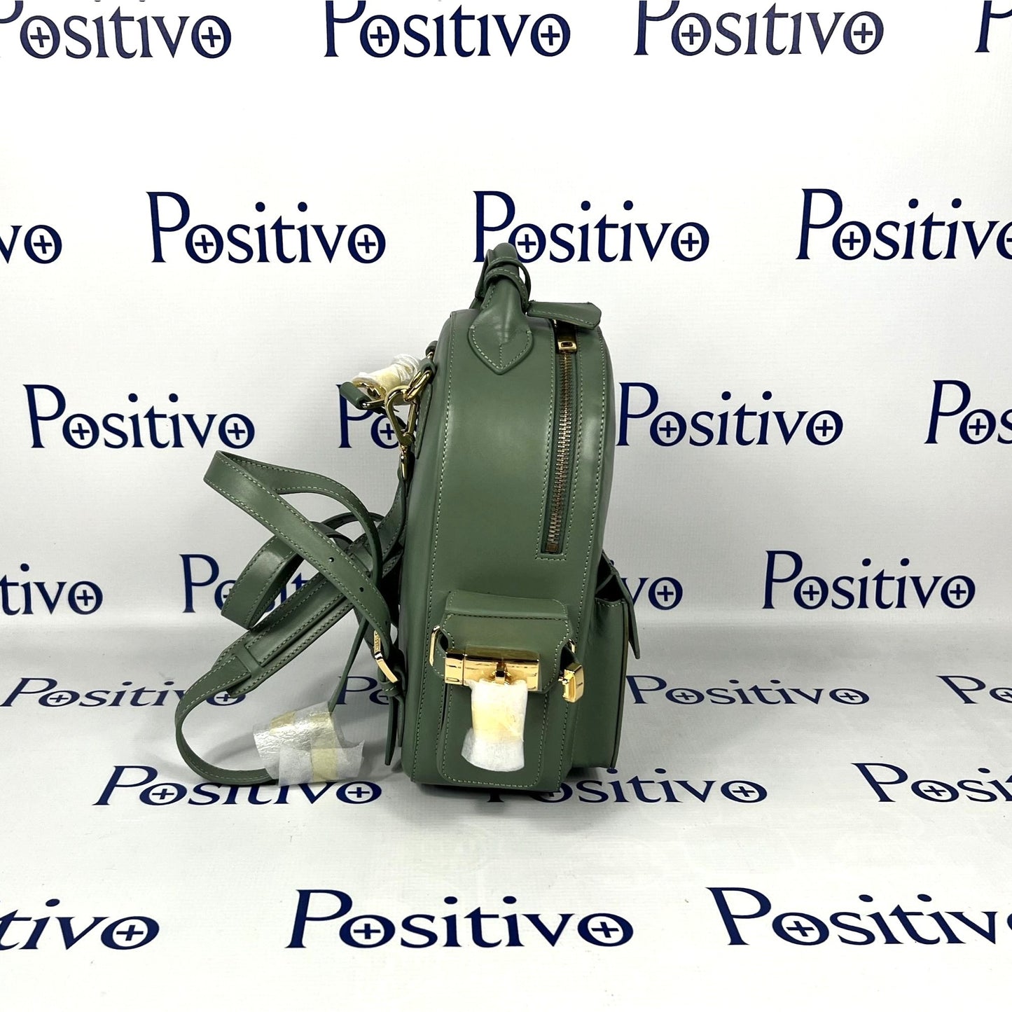 Buscemi Mini PHD Olive Leather Backpack Bag | Positivo Clothing