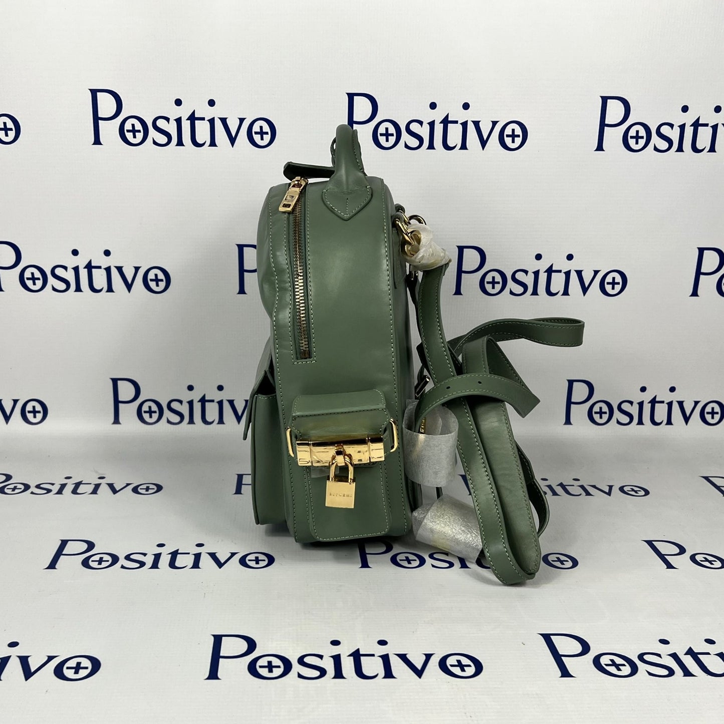 Buscemi Mini PHD Olive Leather Backpack Bag | Positivo Clothing