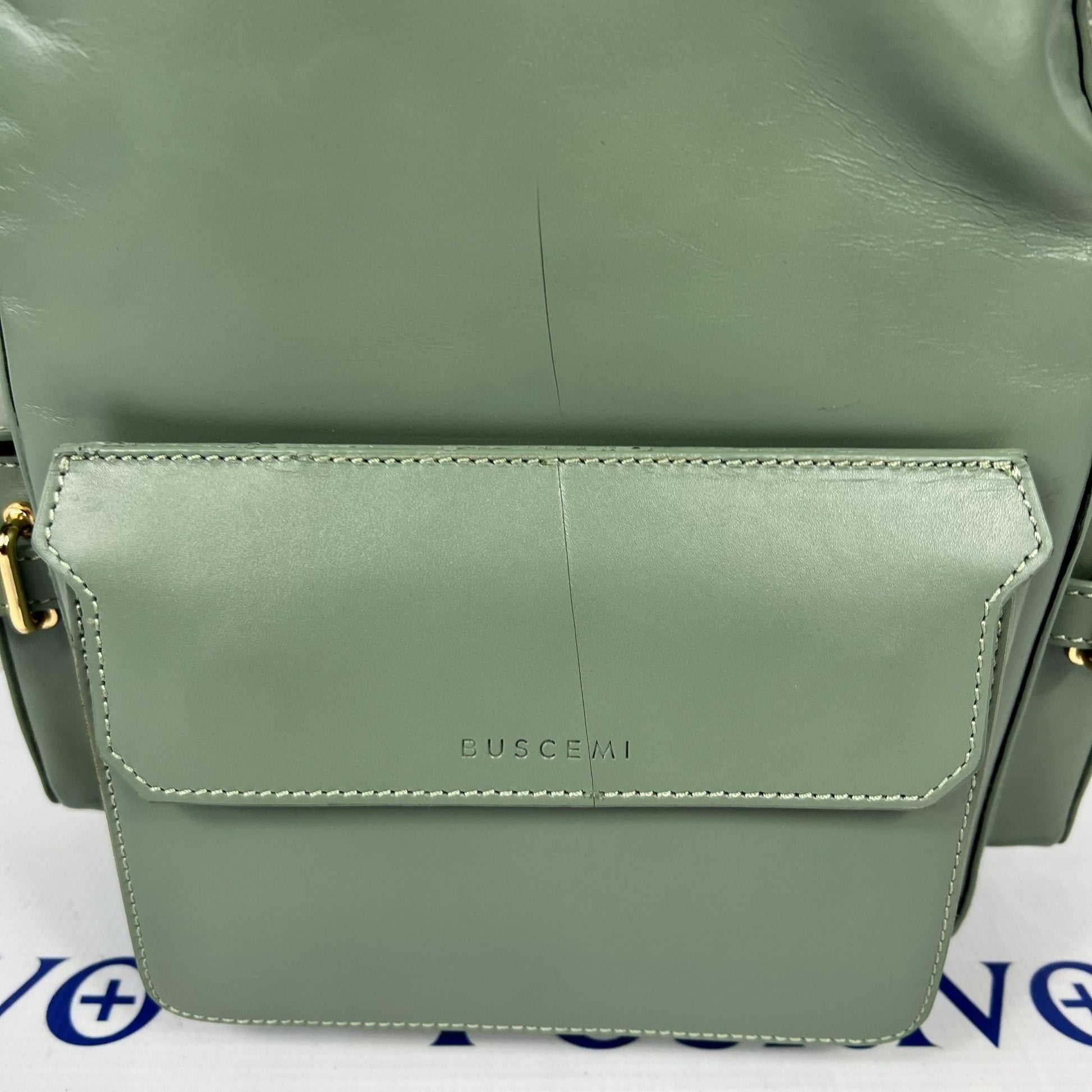 Buscemi Mini PHD Olive Leather Backpack Bag | Positivo Clothing