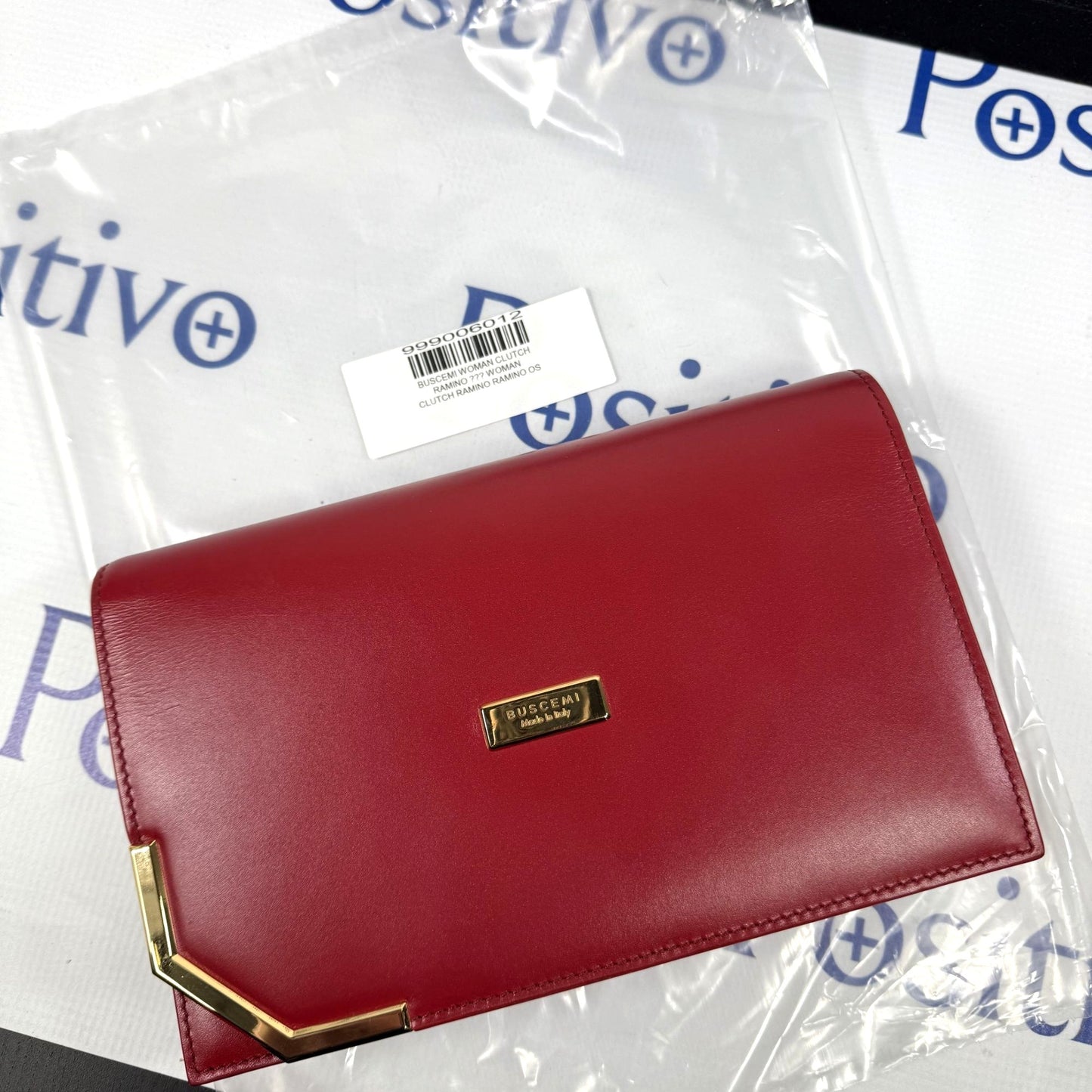 Buscemi Woman Ramino Leather Clutch Bag | Positivo Clothing