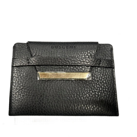 Buscemi Mens Accessories Alce Black Leather Wallet | Positivo Clothing