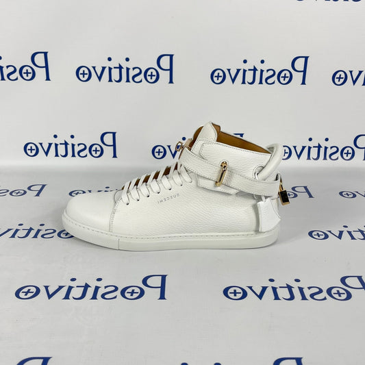 Buscemi 100MM Alce White Leather Sneakers | Positivo Clothing