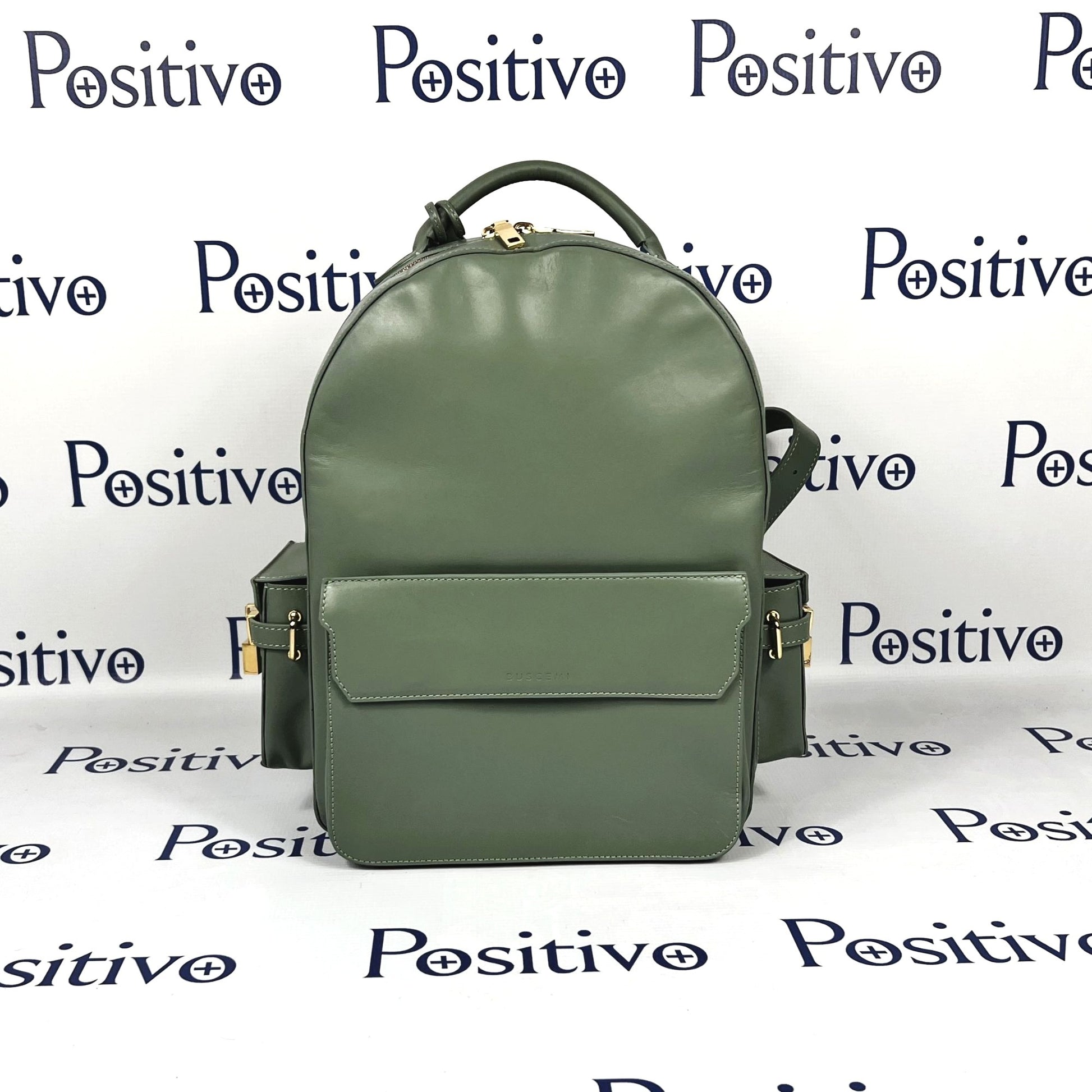 Buscemi PHD Olive Leather Backpack Bag | Positivo Clothing