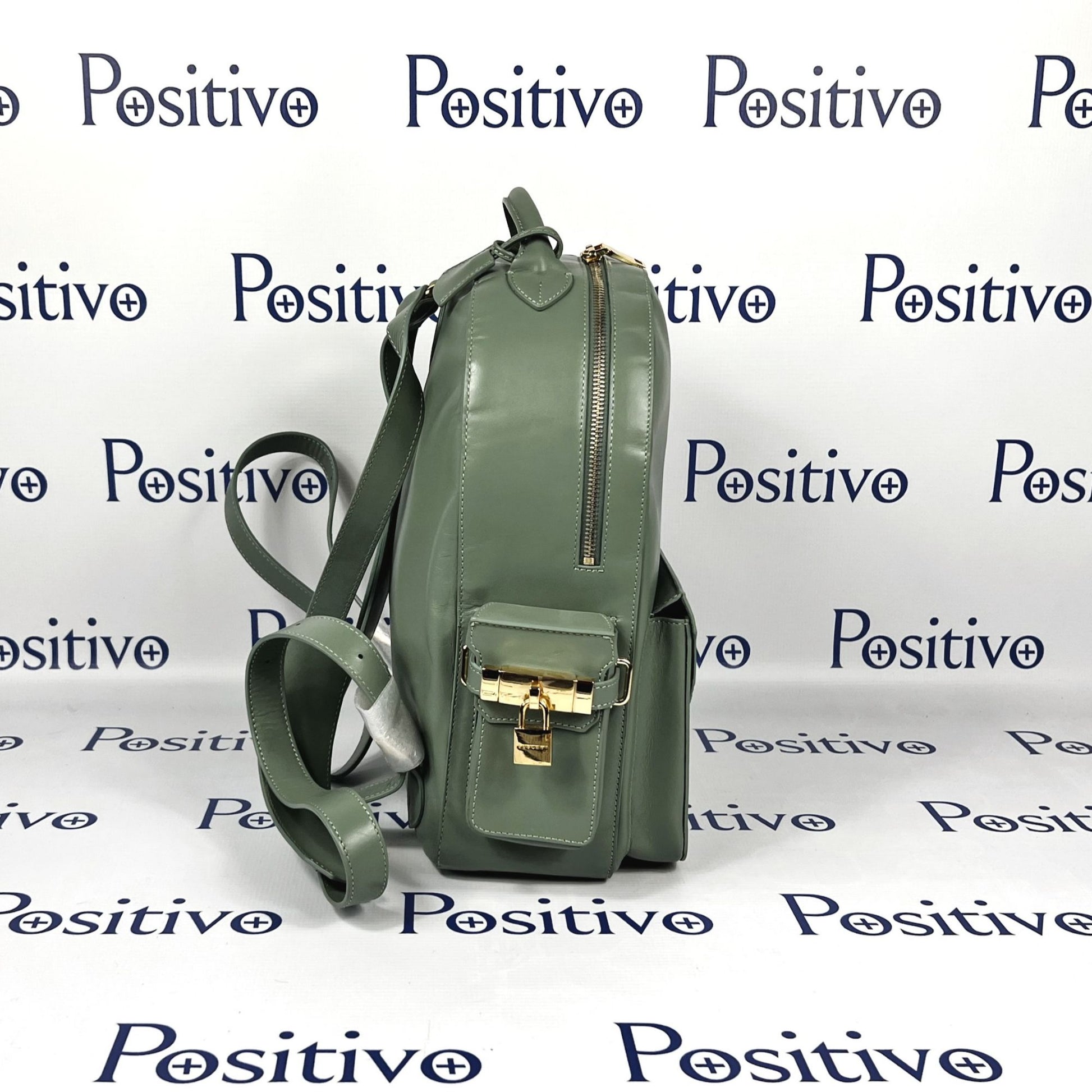 Buscemi PHD Olive Leather Backpack Bag | Positivo Clothing