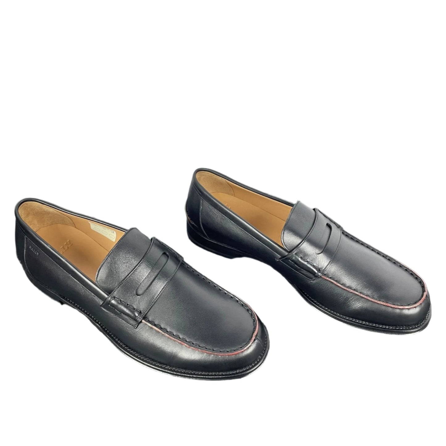 Bally U-Perry Black Leather Loafers | Positivo Clothing