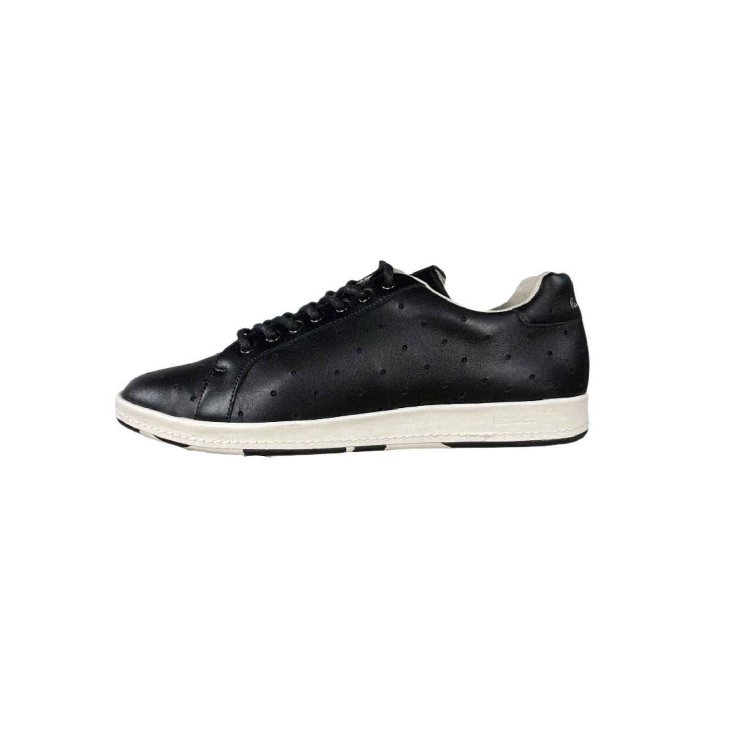 Paul Smith Womens Rabbit Perf Black Leather Low Top Sneakers