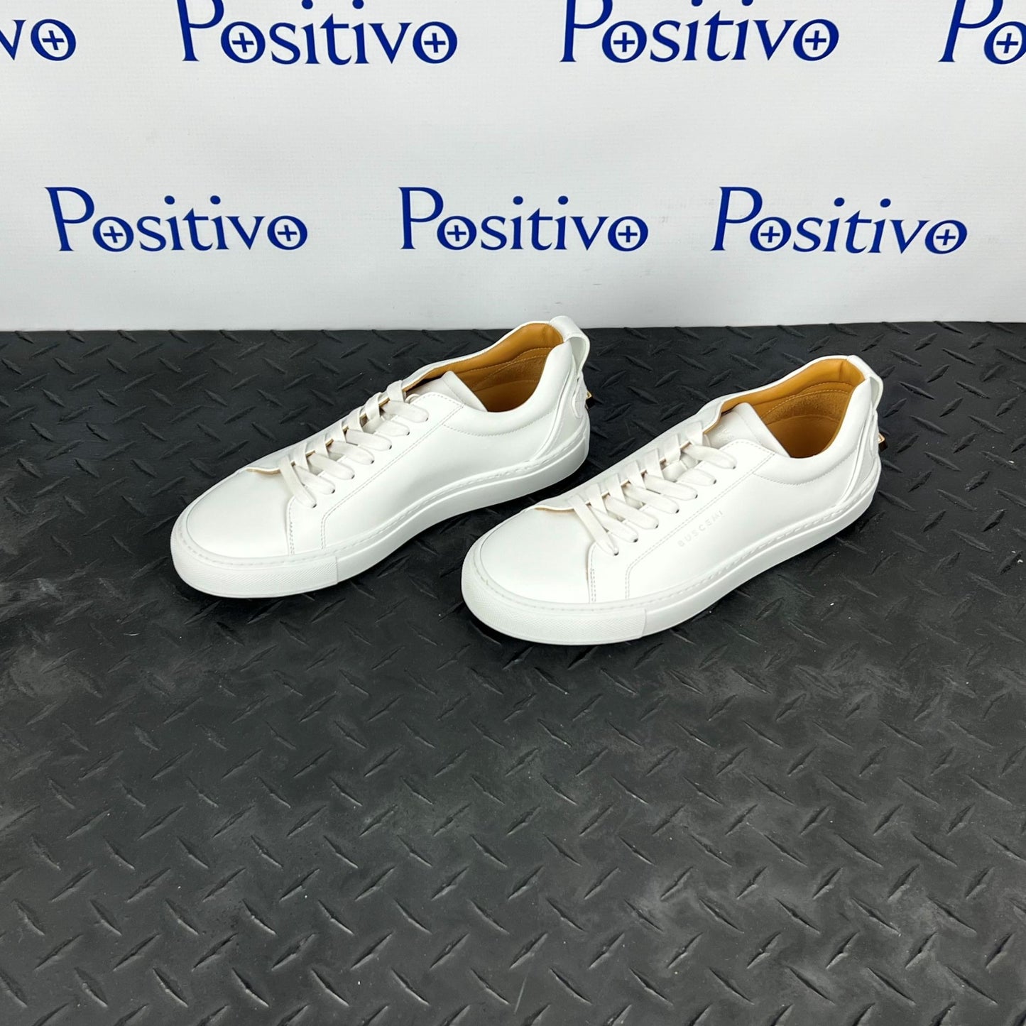 Buscemi Lyndon White Leather Sneakers | Positivo Clothing