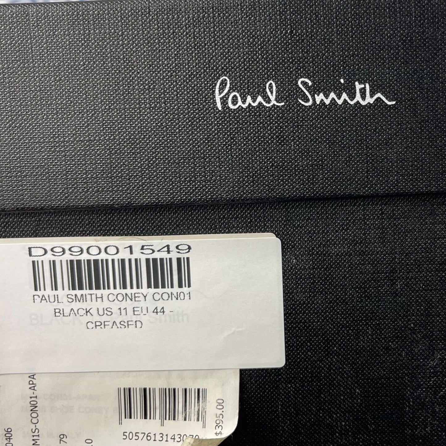 Paul Smith CON01 A-4 Coney Black Leather Derby Shoes | Positivo Clothing