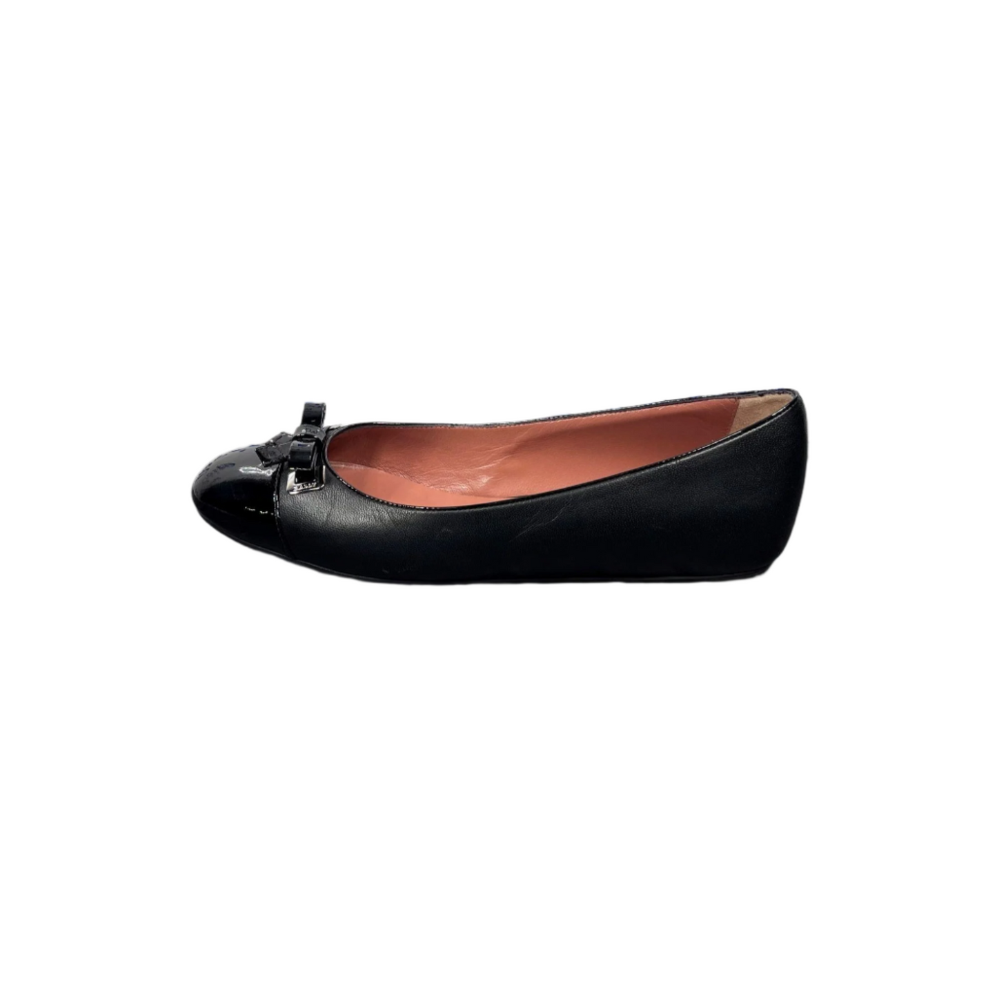 Bally Sofye Black Leather Flats