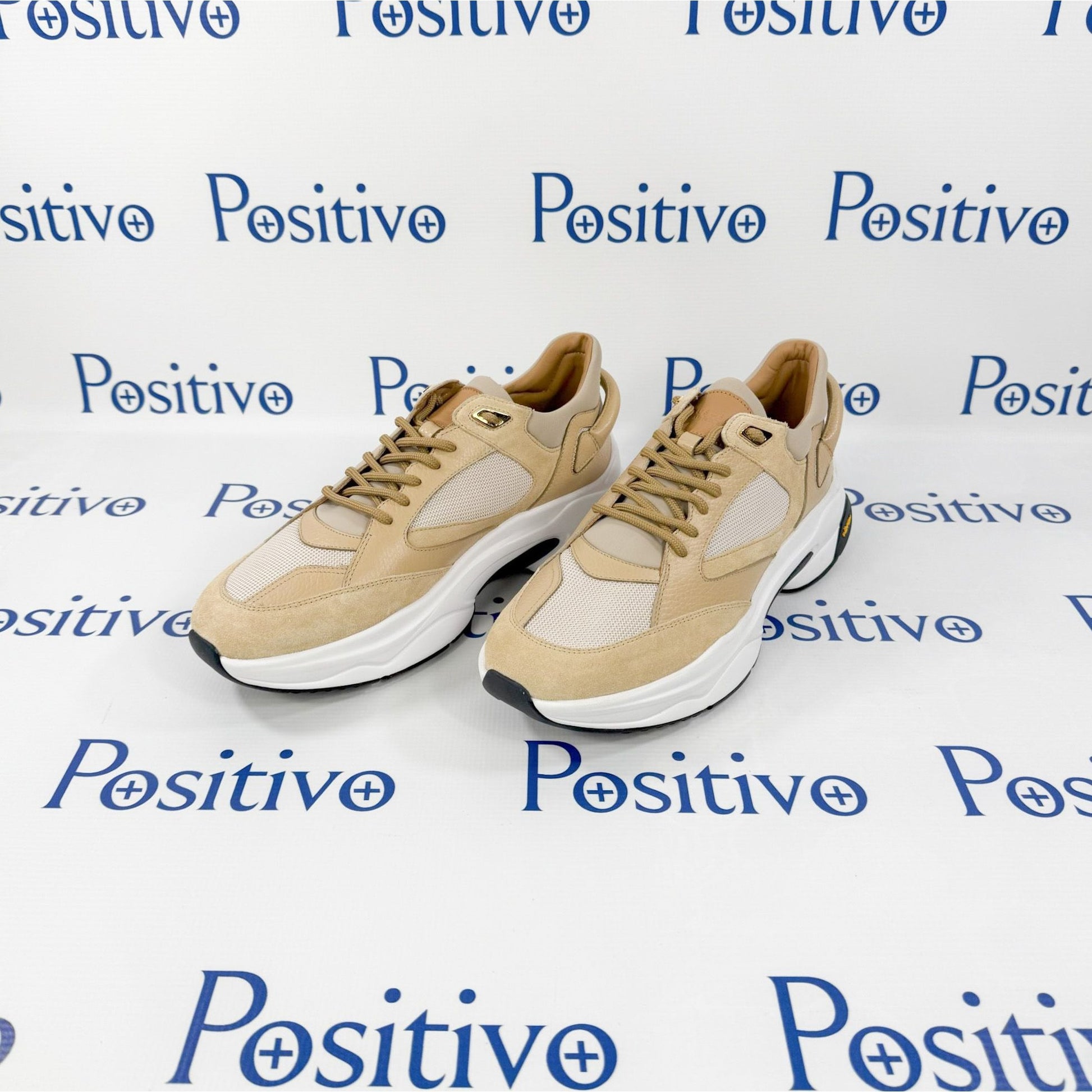 Buscemi Veloce Alce Beige Suede Sneakers | Positivo Clothing