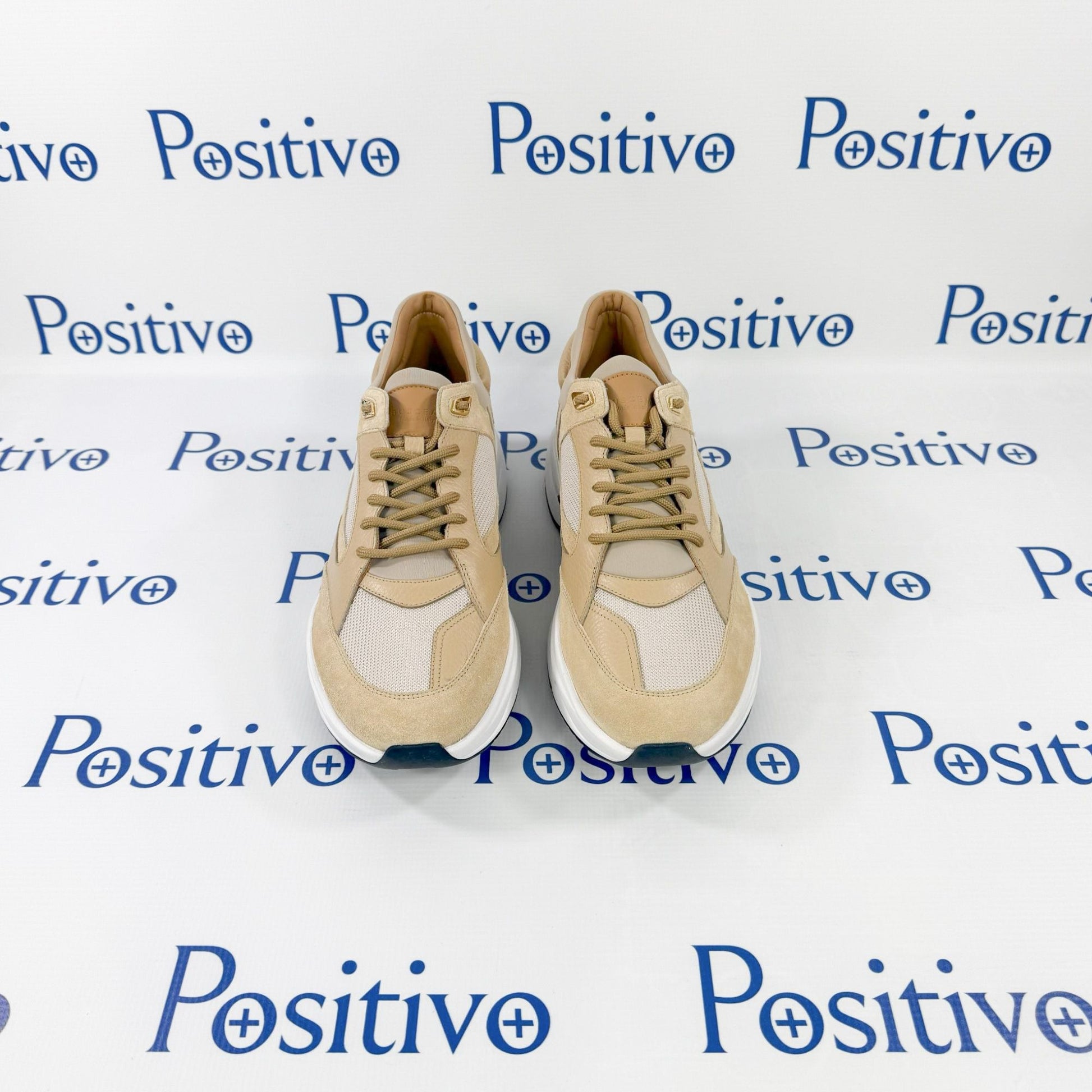 Buscemi Veloce Alce Beige Suede Sneakers | Positivo Clothing