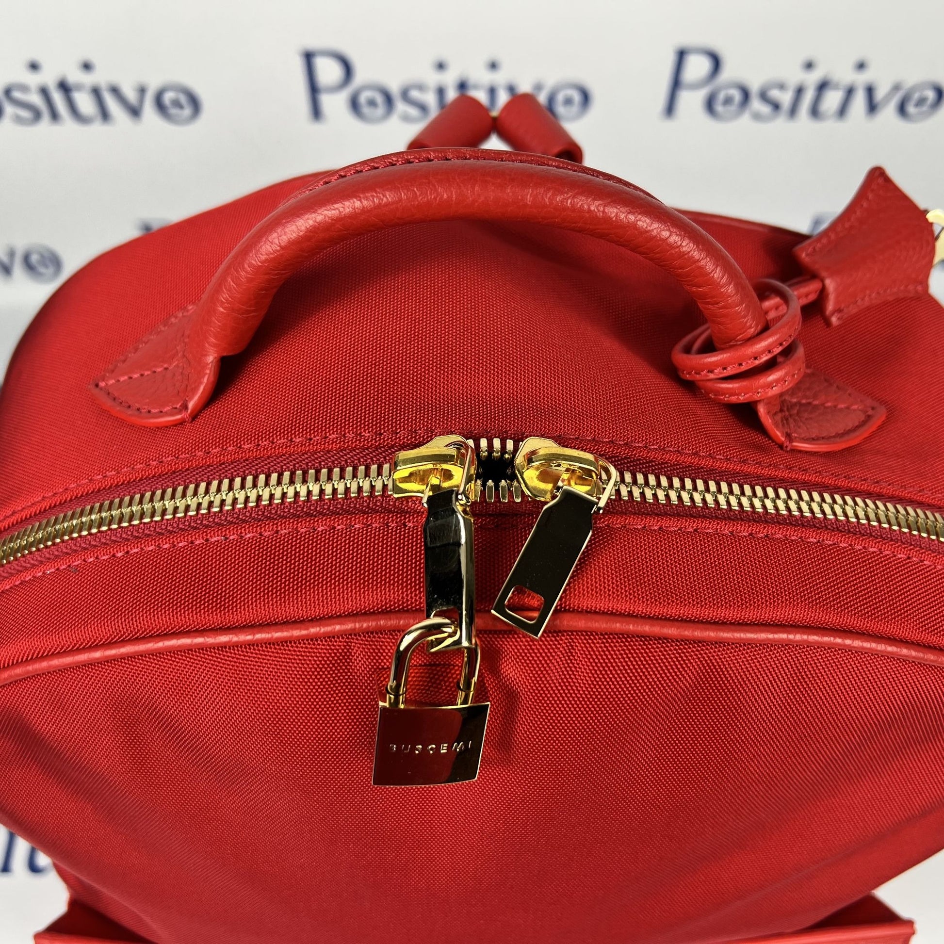 Buscemi PHD Neoprene Red Backpack Bag | Positivo Clothing