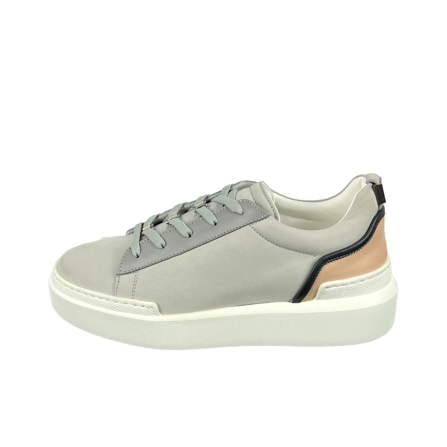 Buscemi Ninna Grey Leather Sneakers SAMPLE