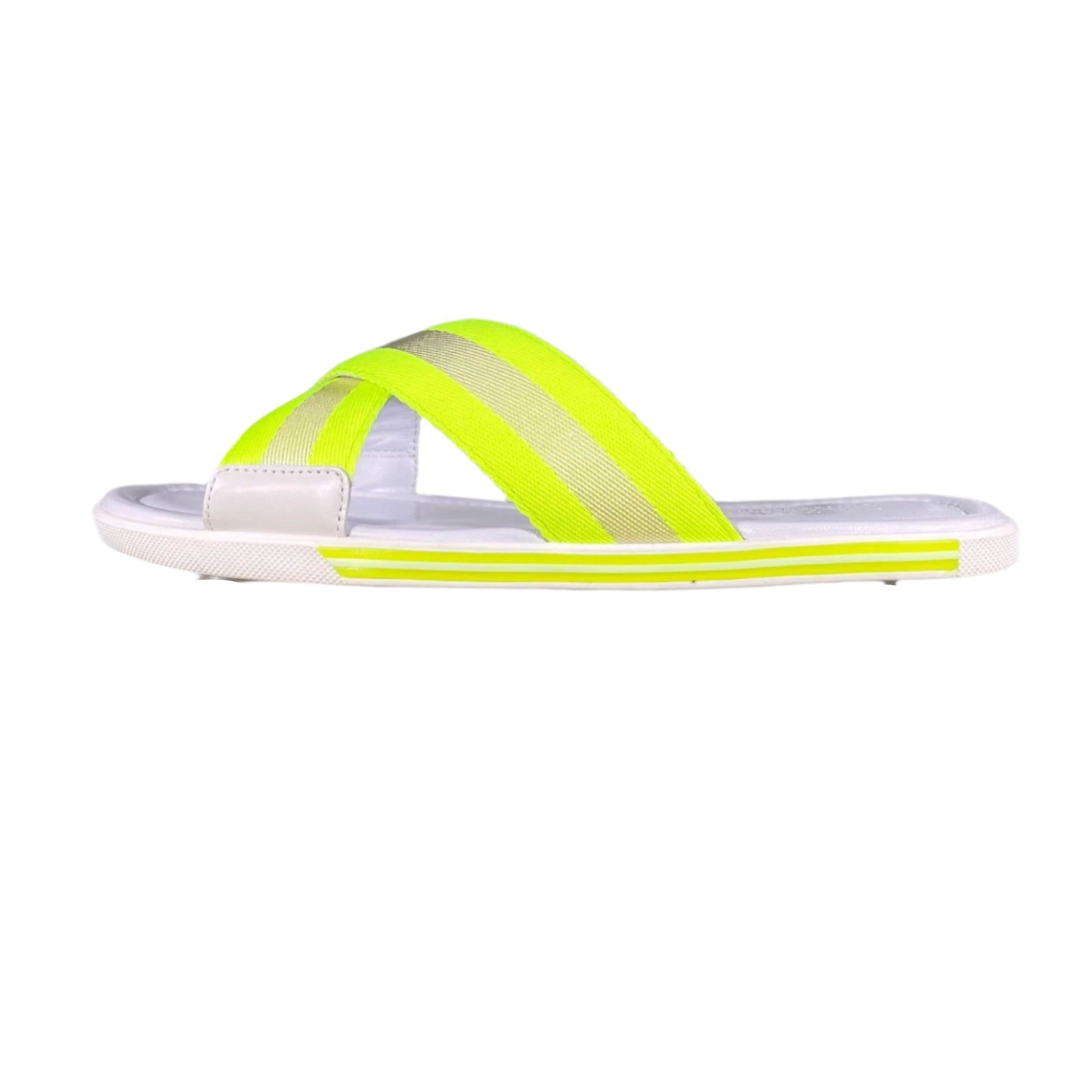 Bally Bonks Yellow Synthetic Fabric Sandals | Positivo Clothing