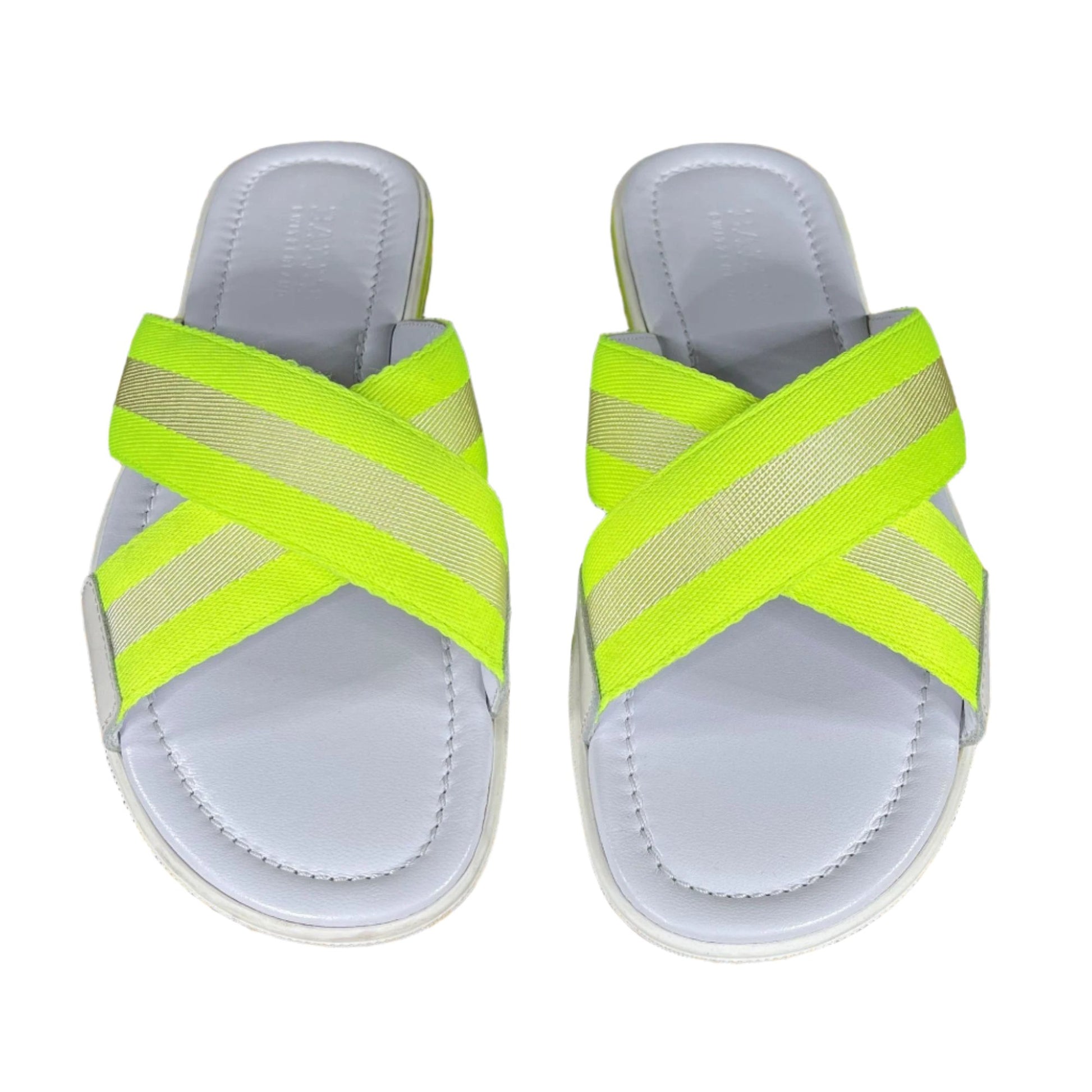 Bally Bonks Yellow Synthetic Fabric Sandals | Positivo Clothing