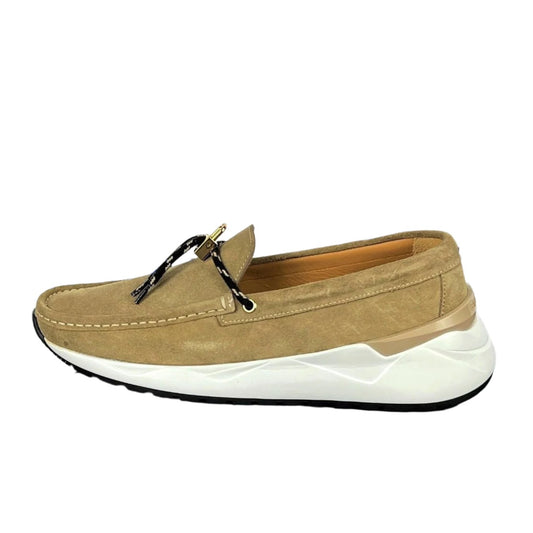 Buscemi Mens Mare Natural Suede Loafers SAMPLE | Positivo Clothing