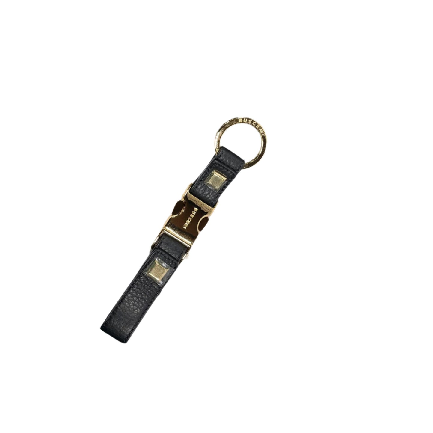 Buscemi Keyholder Clip Alce Black Leather | Positivo Clothing