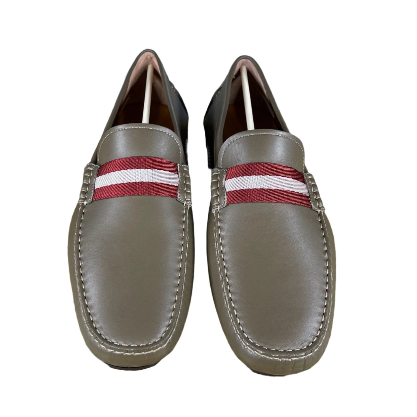 Bally Waltec Caki Leather Drivers - Positivo Clothing