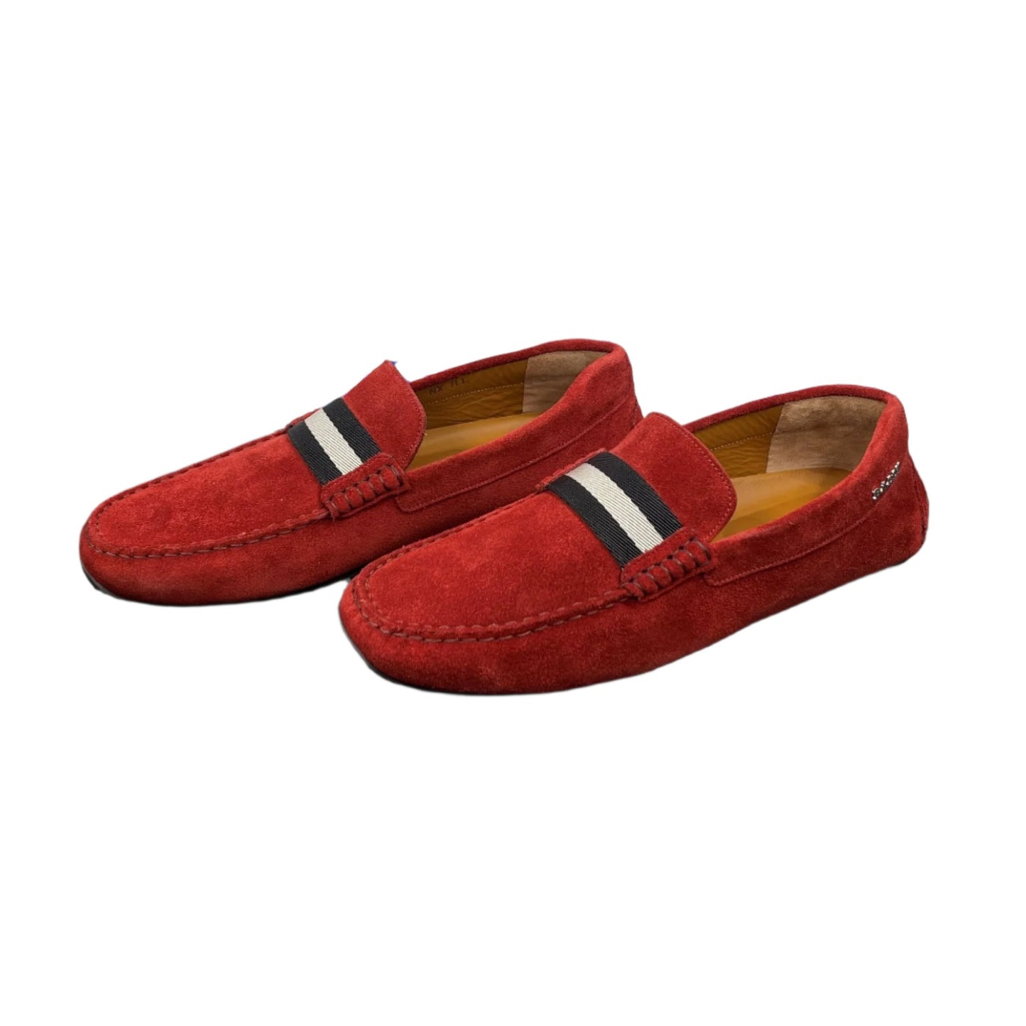 Bally Mens Pearce Garnet Leather Loafers | Positivo Clothing