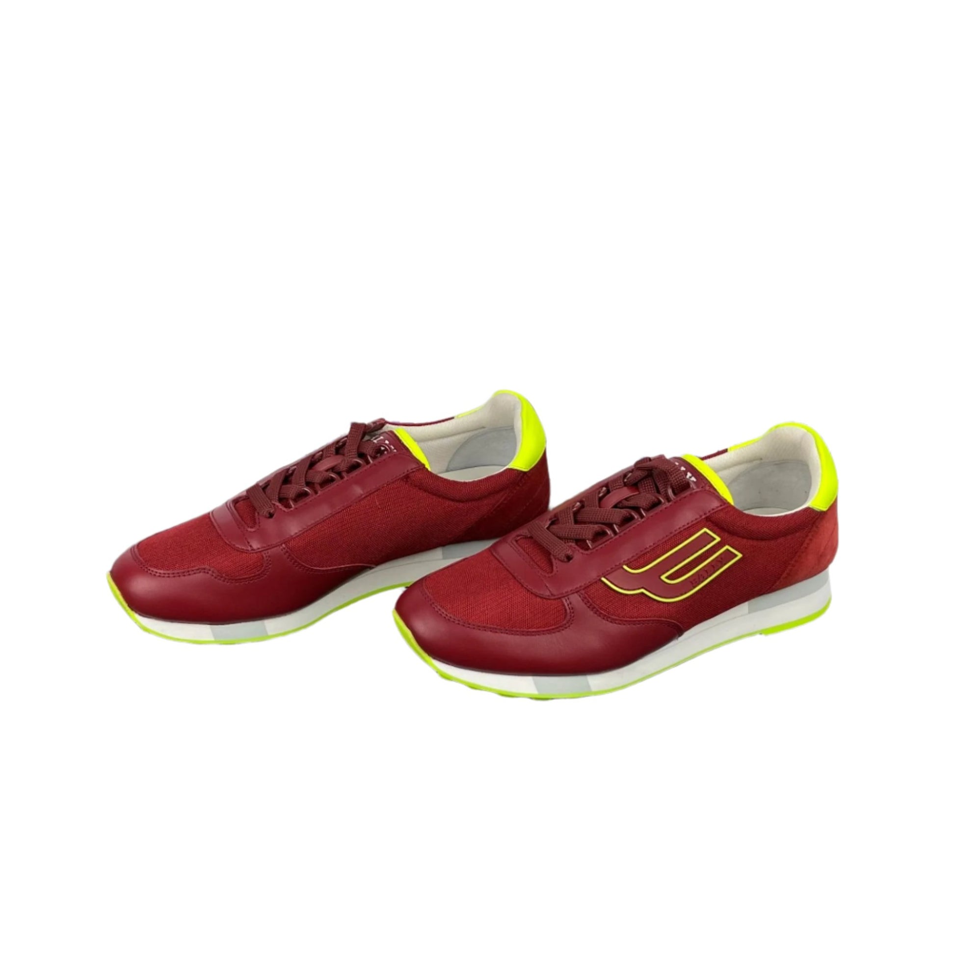 Bally Gavino Red Leather Low Top Sneakers | Positivo Clothing