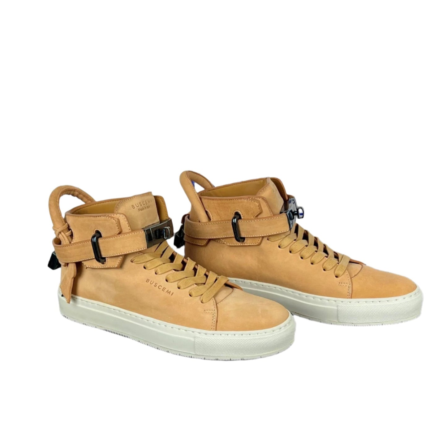 Buscemi Mens 100MM Vegtan/Avorio Leather Sneakers SAMPLE | Positivo Clothing