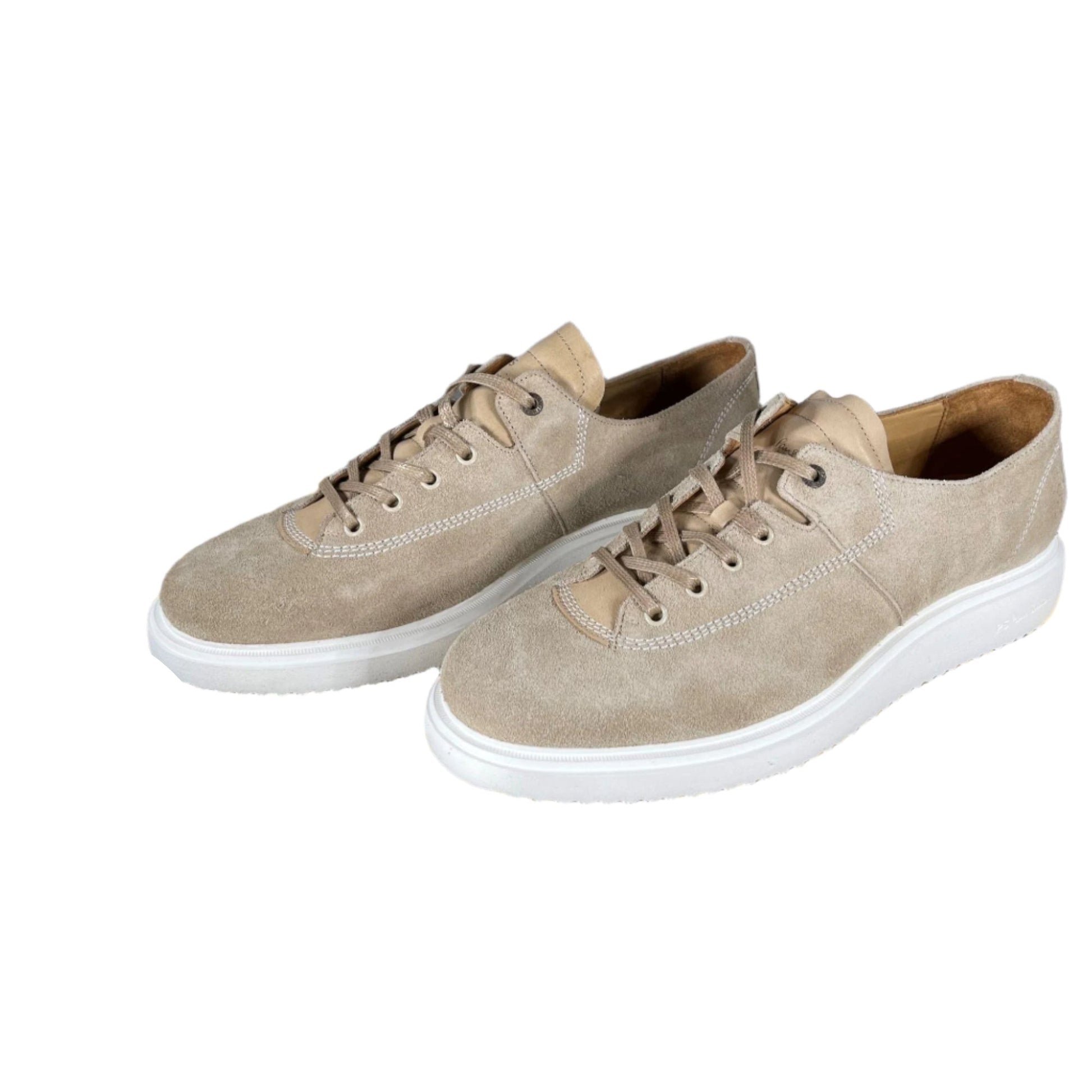 Paul Smith Koko Taupe Suede Low Top Sneakers - Positivo Clothing